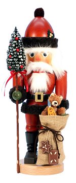 Santa & Teddy Bear<br>Classic Ulbricht Nutcracker